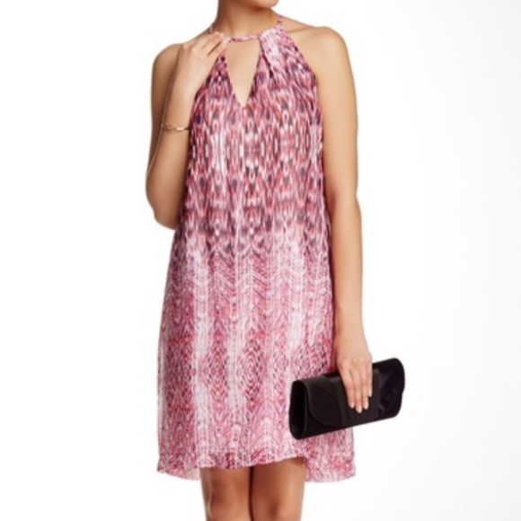 Beige by ECI Floral Sheath Dress Tie Halter Neck - Picture 13 of 13